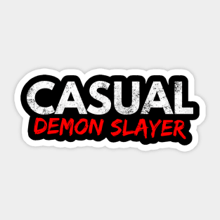 Casual Demon Slayer Sticker